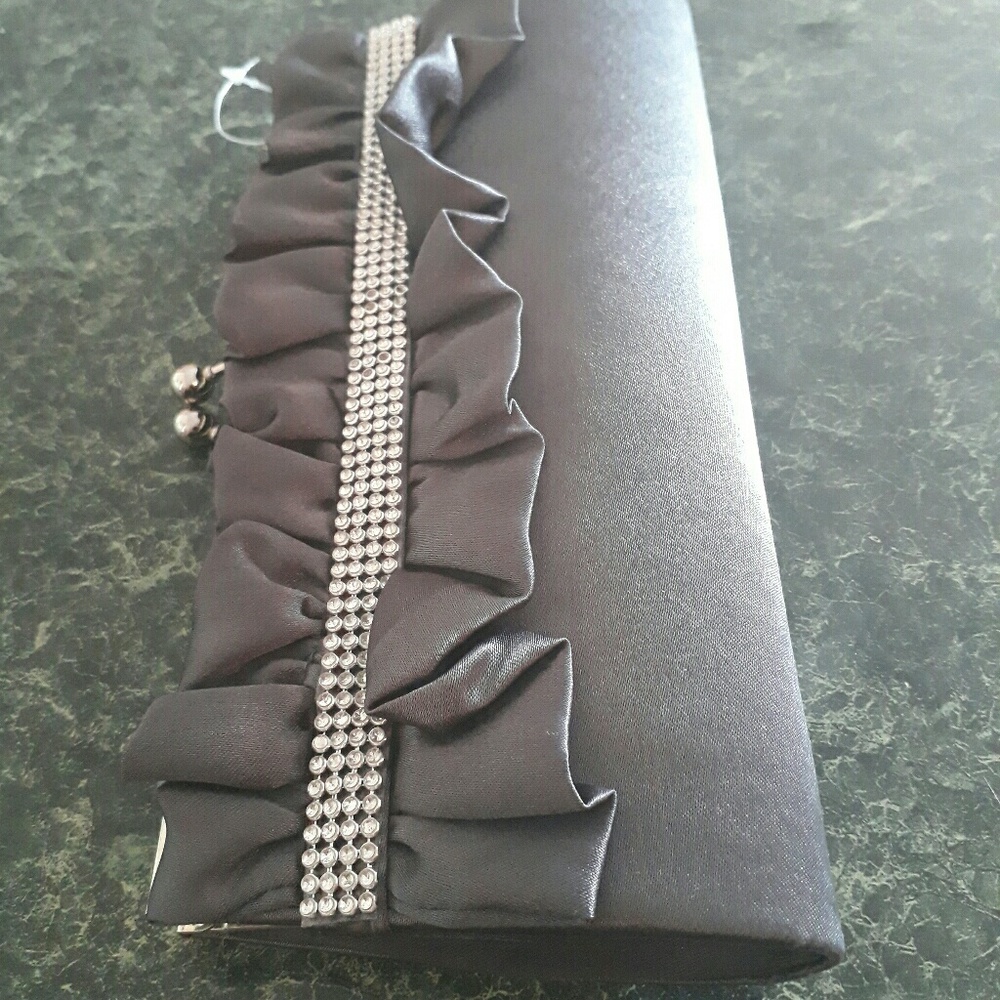 Glamorous Evening Grey Clutch Purse